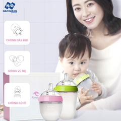 Bình sữa silicon KICHI 150ml, 250ml