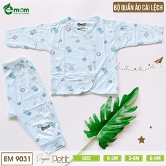 Bộ quần áo dài tay cài lệch HN sợi petit