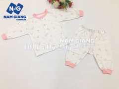 Bộ quần áo sơ sinh dài MIO MIO bo thỏ