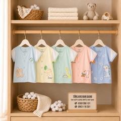 Áo cộc sơ sinh thun lạnh VTKids VTAC1