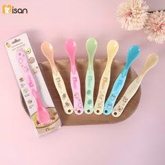 Thìa ăn dặm silicon misan báo nóng cảm biến nhiệt