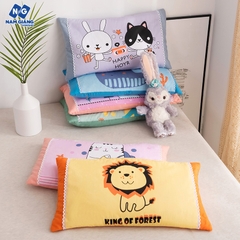 Gối bông cotton cho bé đi mẫu giáo (đẹp)