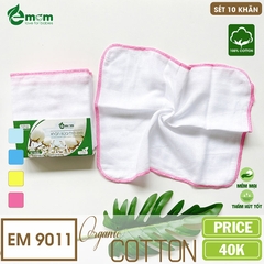 Khăn sữa EMOM 2 lớp (Sét 10 chiếc)