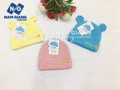 Mũ chụp cotton sơ sinh