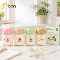 Bình ủ cháo inox 304 Misan Little dreamers