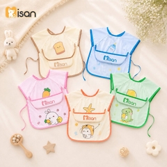 Yếm áo ăn dặm Misan tay ngắn