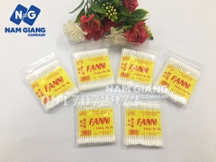 Tăm bông ngoáy tai FANNI dạng gói (lố 12)