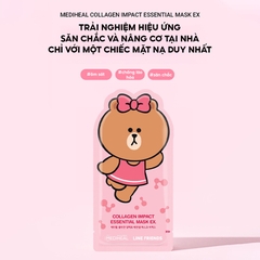 Mặt Nạ Dưỡng Chất Mediheal Line Friends Collagen Impact Essential Beauty Mask EX 24ml