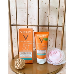 Kem Chống Nắng Vichy Ideal Soleil Velvety Cream SPF 50+ PA++++ 50ml