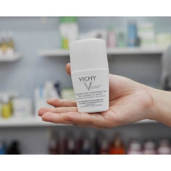 Lăn Khử Mùi Vichy Traitement Anti-Transpirant 48h (Nắp Trắng) 50ml