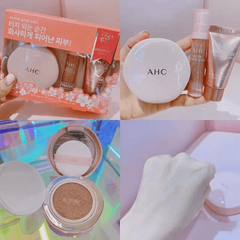 Set Trang Điểm A.H.C Perfect Dual Cover Cushion Foundation Glam Special Gift Set ( Tặng Kèm Kem Dưỡng + Serum)