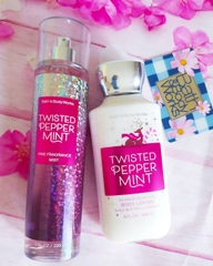 Xịt Bath & Body Works Twisted Pepper Mint Fine Fragrance Body Mist 236ml