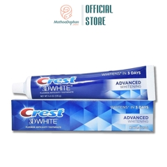 Kem Đánh Trắng Răng Crest 3D White Advanced Triple Whitening 158g