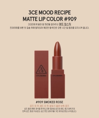 Son 3CE Mood Recipe Matte Lip #909 Smoked Rose