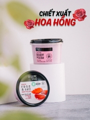 Tẩy Da Chết Toàn Thân Organic Shop Rose &Salt Body Scrub 250ml