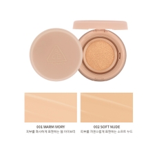 Phấn Nước 3CE Soft Matte Fit Cushion #001 Soft Nude