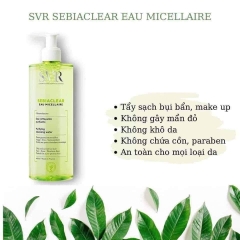 Nước Tẩy Trang Cho Da Dầu Mụn SVR Sebiaclear Eau Micellaire  400ml