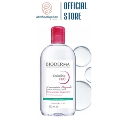 Nước Tẩy Trang Bioderma Crealine H2O Original Micellar Water 500ml HỒNG