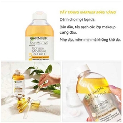 Tẩy Trang Garnier Micellar Reiniging water 400ml #Vàng