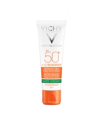 Kem Chống Nắng Chống Ô Nhiễm & Bụi Mịn Vichy Capital Mattifying Soleil 3in1 SPF 50+ 50ml