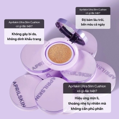 Phấn Nước Aprilskin Ultra Slim Cushion #22 Pink Beige (15Gr x 2)