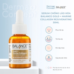 Serum Trẻ Hóa, Tái Tạo Da Balance Active Formula Gold Collagen Rejuvenating 30ml