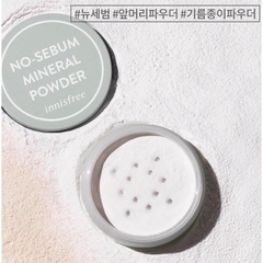 Phấn Phủ Bột Kiềm Dầu Innisfree No-Sebum Mineral Color Powder 5g #Gray