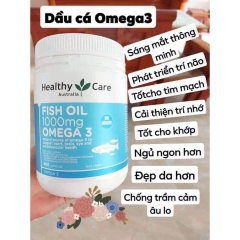 TPCN Dầu Cá Omega 3 Healthy Care Fish Oil 1000mg 400 viên