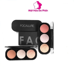 Má Hồng & Bắt Sáng Focallure Blush & Highlighter Palette FA-26 #01