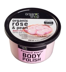 Tẩy TBC Body Organic Shop Rose & Pearl 250ml