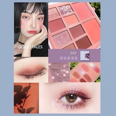 Bảng Phấn Mắt Má Hồng Gogo Tales Vintage Velvet GT153 10 Ô