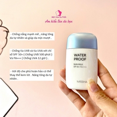 Chống Nắng Missha Water Proof Sun Milk Spf50+ 40Ml