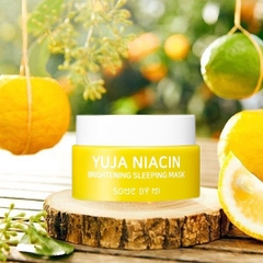 Mặt Nạ Ngủ Dưỡng Trắng Some By Mi Yuja Niacin 30 Days Miracle Brightening Sleeping Mask 15g