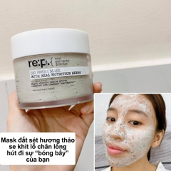 Mặt Nạ Đất Sét Hương Thảo Giảm Mụn Đầu Đen, Se Khít Lỗ Chân Lông Re:p Bio Fresh Mask With Real Nutrition Herbs 130g