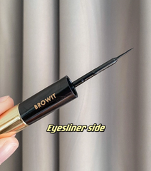 Chuốt Mi Hai Đầu Browit by Nongchat 2 in 1 Universal Mascara and Eyeliner #Jet Back