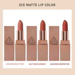 Son 3CE Matte Lip Color #227 Benchmark