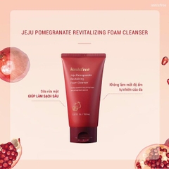 Sữa Rửa Mặt Lựu Đỏ Innisfree Jeju Pomegranate Revitalizing Foam Cleanser 150ml