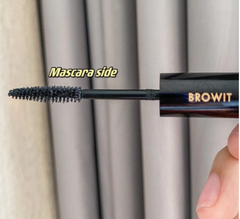 Chuốt Mi Hai Đầu Browit by Nongchat 2 in 1 Universal Mascara and Eyeliner #Jet Back