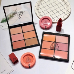 Má Hồng 3CE Pro Multi Blush Color Palette (6 Ô)