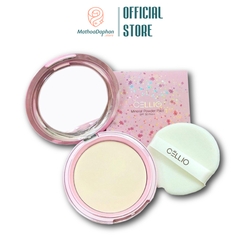 Phấn Phủ Cellio Shining Ex Twoway Cake #23 Natural Beige( Tặng Kèm Lõi)