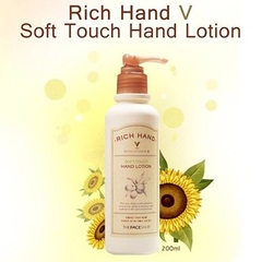 Sữa Dưỡng Da Tay TheFaceShop Rich Hand V Soft Touch Hand Lotion 200ml