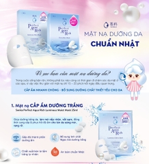 Mặt Nạ Senka Perfect Aqua Rich #Luminous Moist Mask 1 miếng