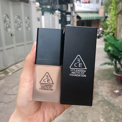 Kem Nền 3CE Stylenada Matte Fit Foundation #001