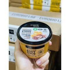 Tẩy Da Chết Toàn Thân Organic Shop Cinnamon& Honey Body Scrub 250ml