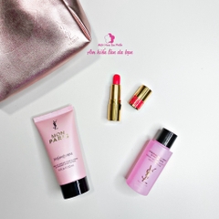 Bộ Trang Điểm YSL Rose (4 Ea: Pouch-Son-Body Lotion- Makeup Remover)