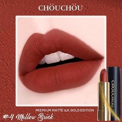 Son Chou Chou Premium Matte 14K Gold Edition #04 Mellow Brick