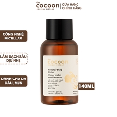 Nước Tẩy Trang Cocoon Chiết Xuất Bí Đao Làm Sạch Da 140ml