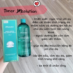 Nước Hoa Hồng Cải Thiện Da Thâm Nám JM Solution Marine Luminous Moisture Toner 600ml #Pearl