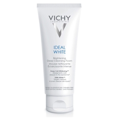 Set Sữa Rửa Mặt Vichy Ideal White Brightening Deep Whitening Cleansing Foam (100ml)( tặng kèm vichy 89)