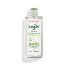 Nước Tẩy Trang Simple Kind To Skin Micellar Cleansing Water 200ml